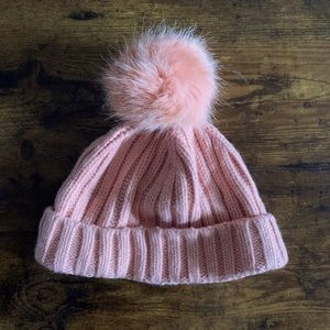 J Crew Pom Pom beanie